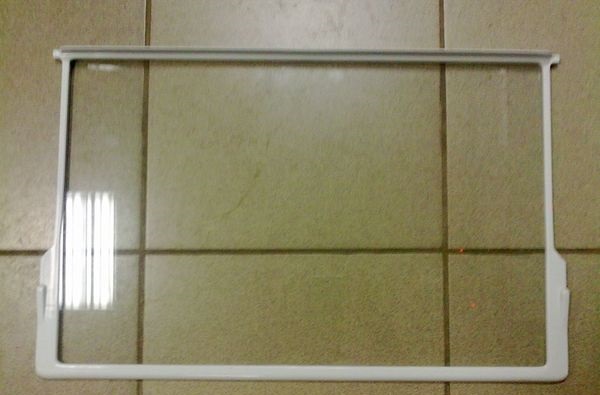 Полка (стекло) холодильника Минск-Атлант с обрамлением 17 серия (525x330мм.) зам. 341320307100